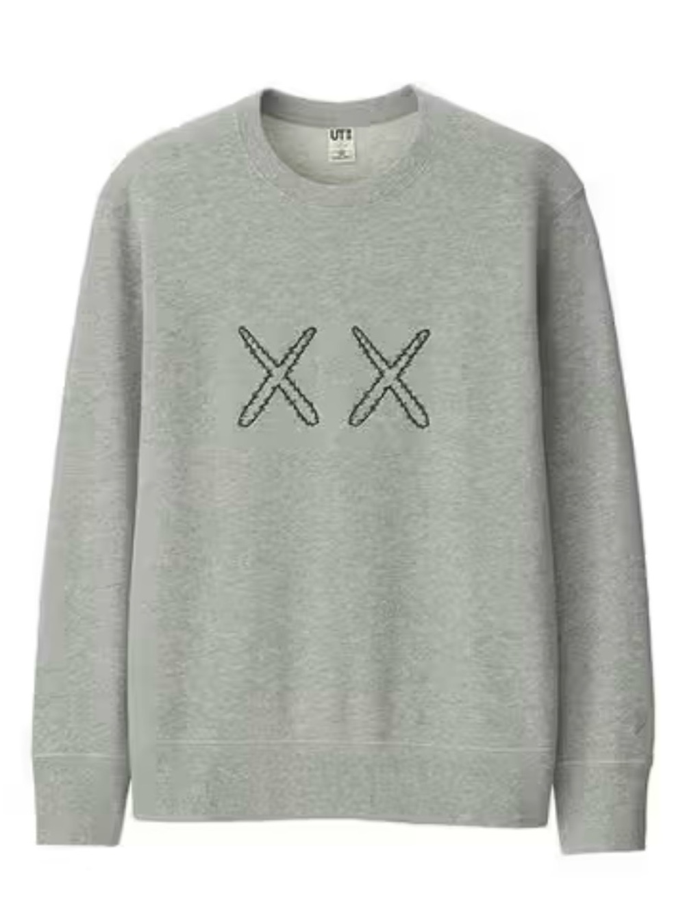 KAWS x Sesame Street x Uniqlo Grey Crewneck Sweatshirt Youth 150 Women’s US XS/S